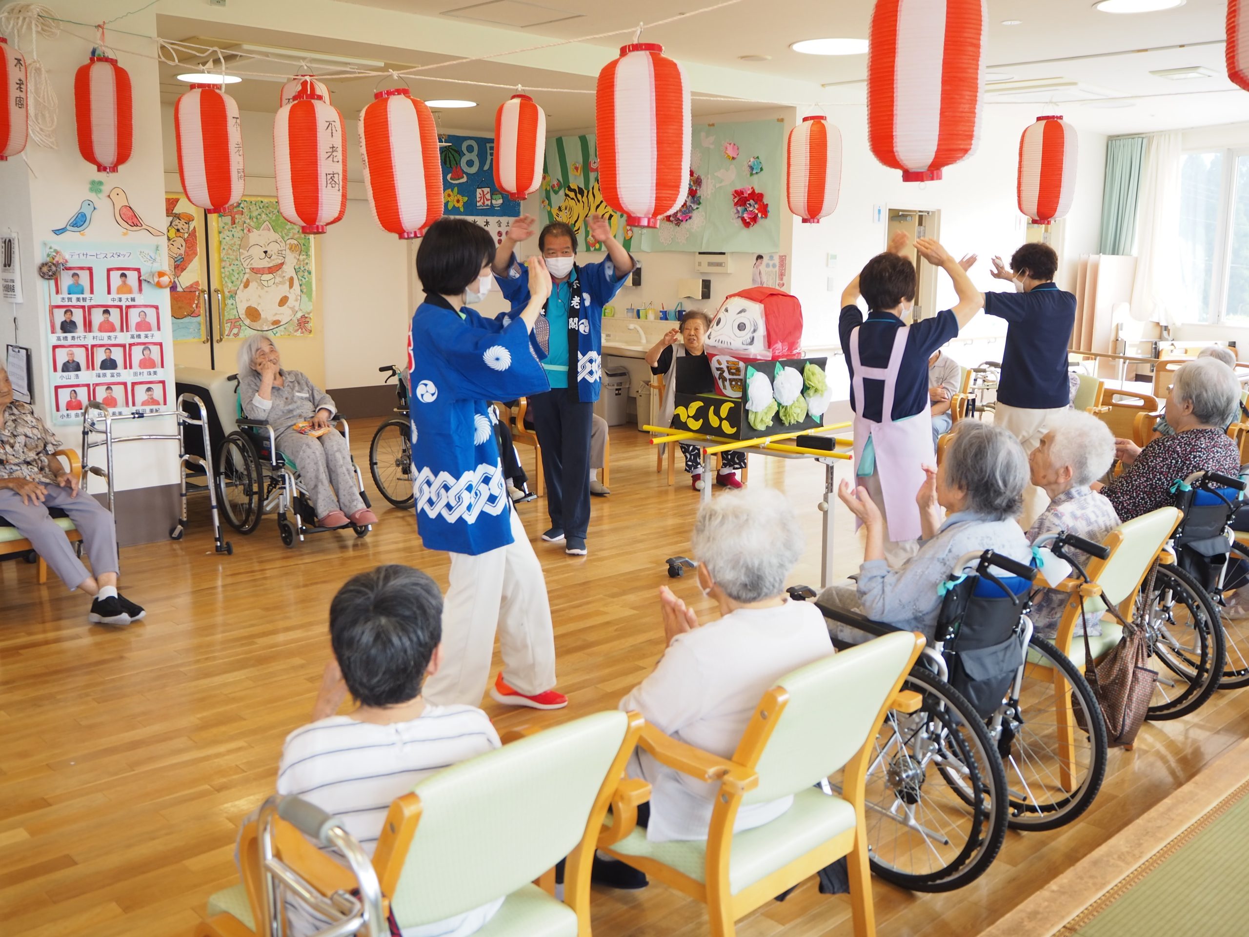 デイサービス盆踊り大会