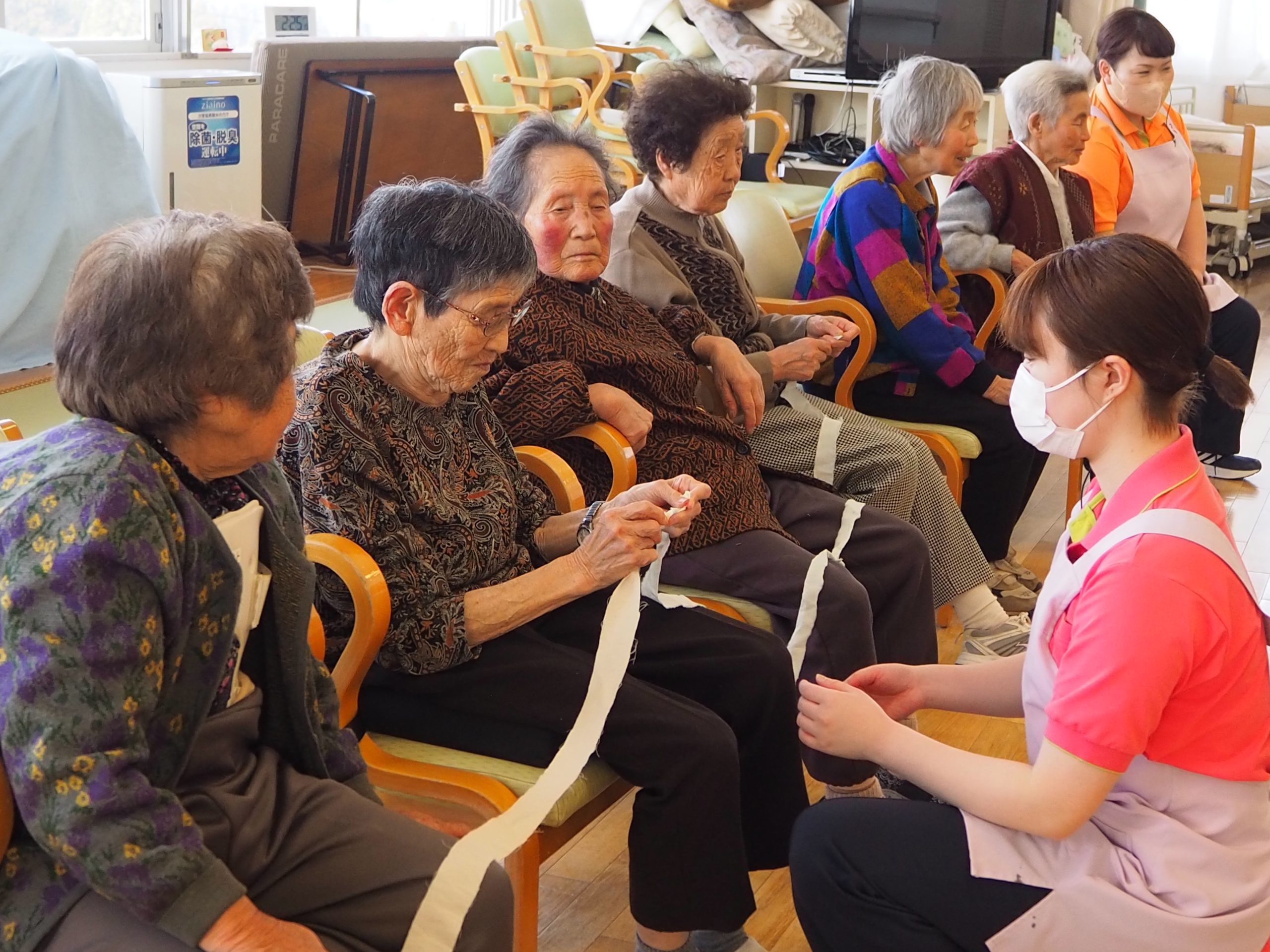 午後のデイサービスセンター